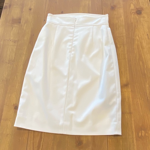 Elie Tahari Classy Cute/Sexy White Pencil Skirt - Picture 3 of 7